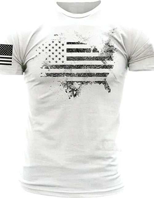 Load image into Gallery viewer, American Acid 1776 Us Flag Men Clothing T-Shirt Funny Whiske
