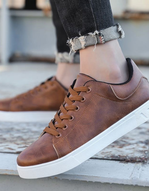 Load image into Gallery viewer, Lace-up Flat Shoes Men&#39;s Fashion Casual Shoes
