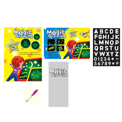 Load image into Gallery viewer, Educational Toy Drawing Pad 3D Magic 8 Light Effects Puzzle Board Sketchpad
