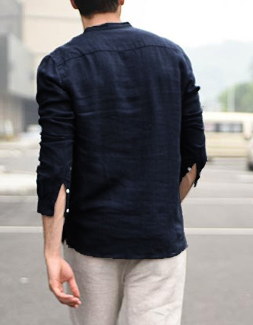 Load image into Gallery viewer, Plaid Collar Tops Turn Down Men Shirts Clothing
