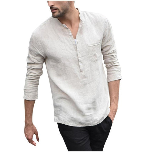 Load image into Gallery viewer, Plaid Collar Tops Turn Down Men Shirts Clothing
