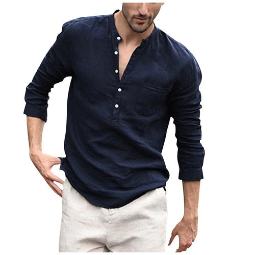 Load image into Gallery viewer, Plaid Collar Tops Turn Down Men Shirts Clothing
