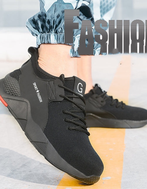 Load image into Gallery viewer, Breathable Safety Shoes Anti-smashing Work Safety Shoes
