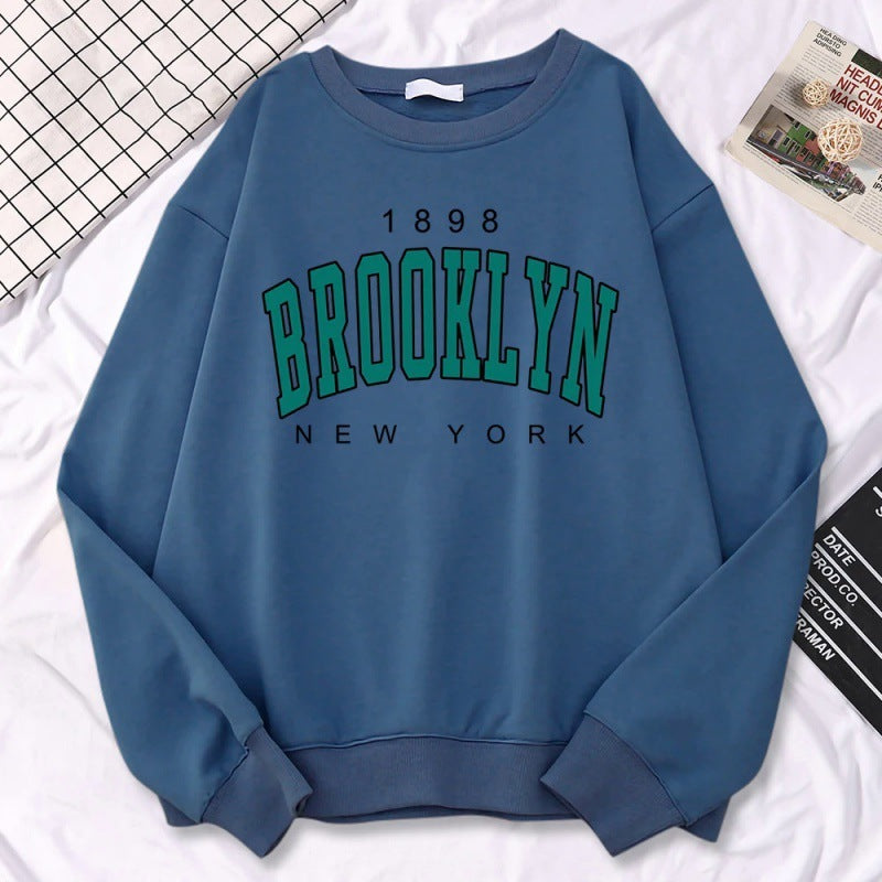 Trendy Casual Womens Sweatshirts 1898 Brooklyn