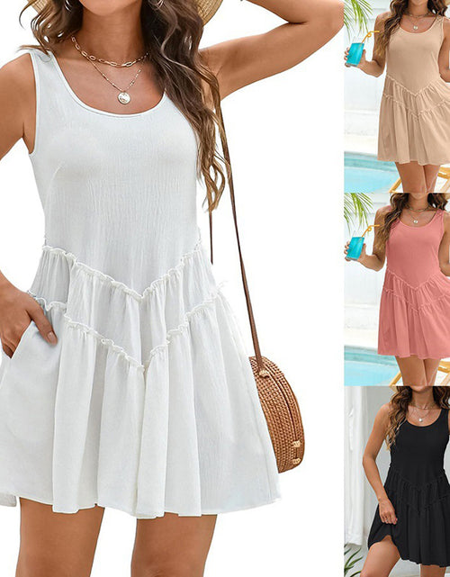 Load image into Gallery viewer, Womens Swimsuit Coverup Bathing Suit Swim Beach Cover Ups Swimwear Flowy Summer Dress Vacation Swim Suits
