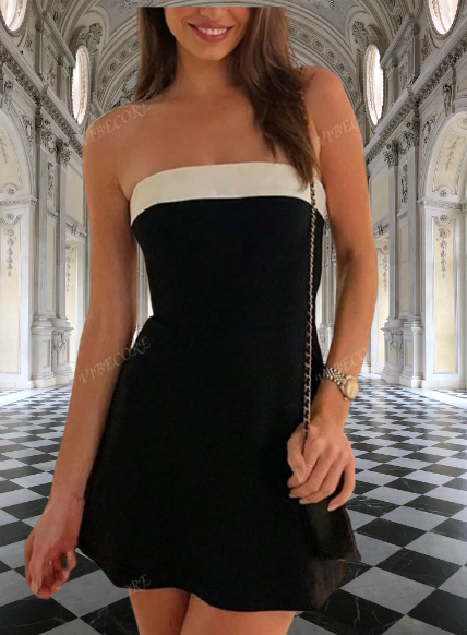 Women Elegant Bodycon Spring Summer Party Vacation Night Out Casual Tube Dress