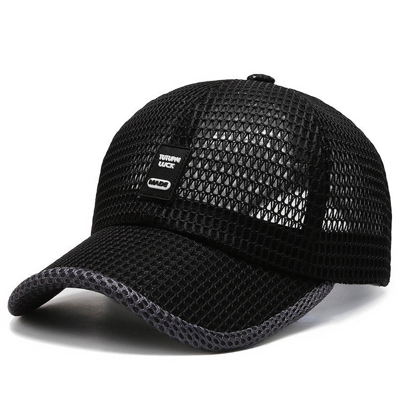 Summer Men's Outdoor Sunshade Sports Quick-drying Breathable Baseball Cap
