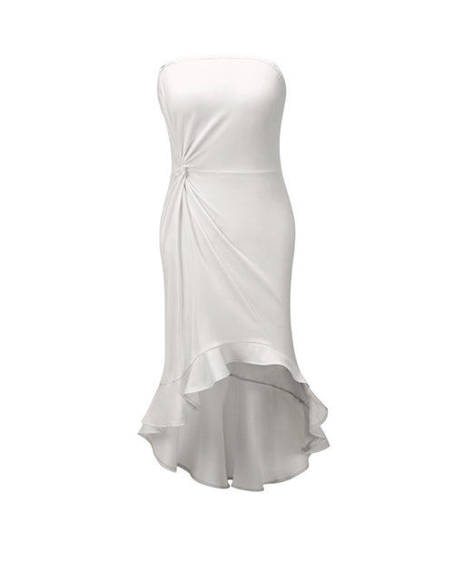 Load image into Gallery viewer, Solid color wrap dress
