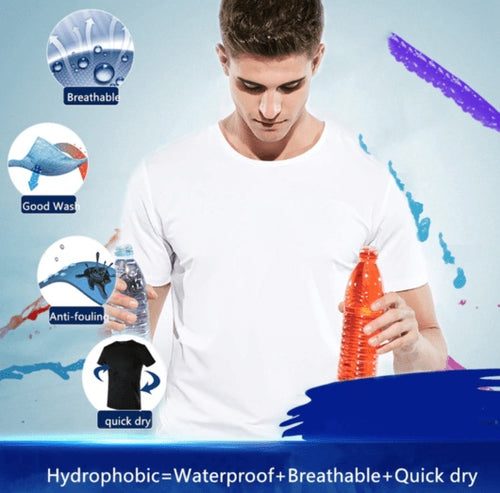 Load image into Gallery viewer, Quick-drying Waterproof Anti-fouling T-shirt Couple Half Sleeve Bottoming Shirt
