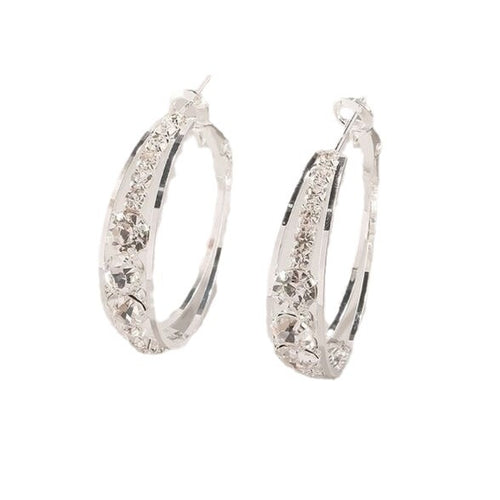 Load image into Gallery viewer, European And American Air Drill Mosaic Women&#39;s Earrings
