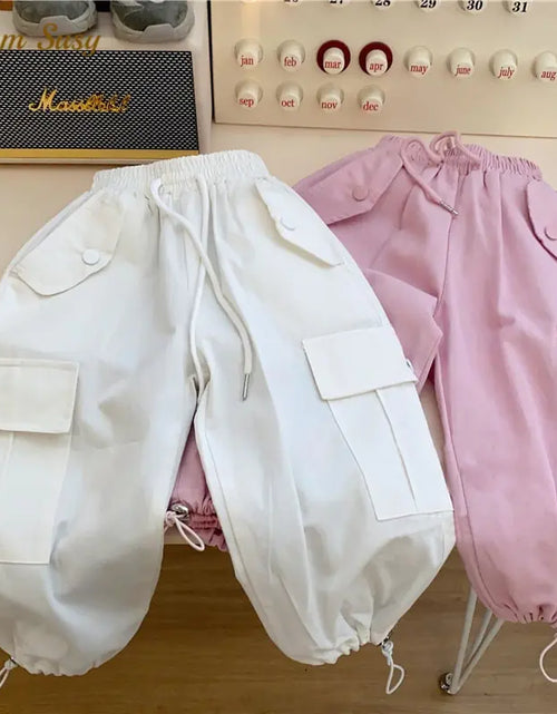 Load image into Gallery viewer, Cotton Cargo Pants for Infants and Toddlers (All Seasons)
