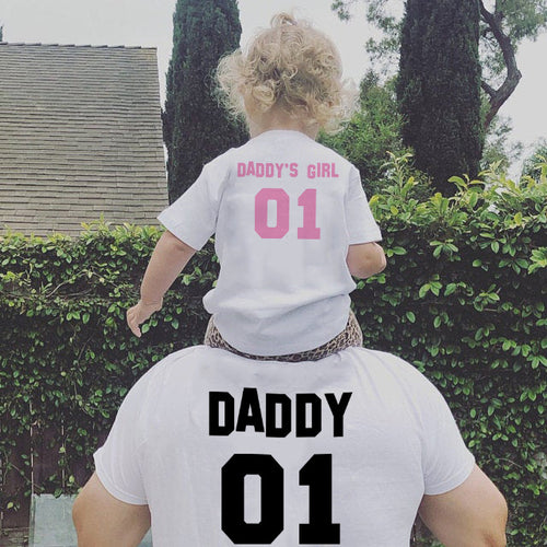 Load image into Gallery viewer, Pink word parent-child family outfit
