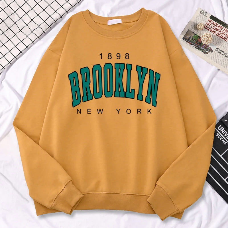 Trendy Casual Womens Sweatshirts 1898 Brooklyn