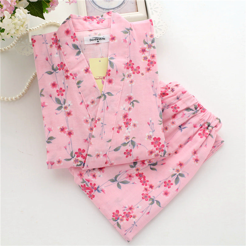 Summer and autumn pajamas work clothes