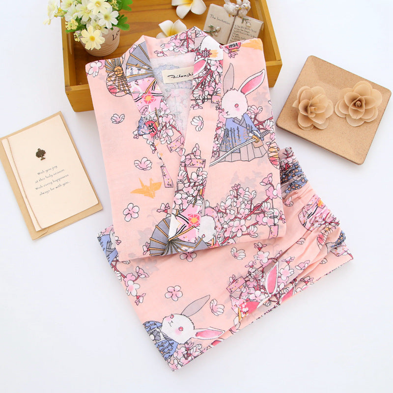 Summer and autumn pajamas work clothes