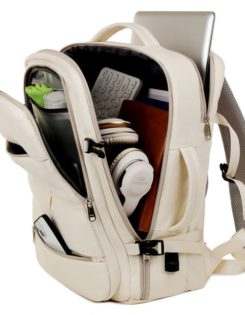 Load image into Gallery viewer, Large Capacity Backpack For Women Men Multiple Pockets And Zippers Versatile Computer Bags Business Travel Backpack
