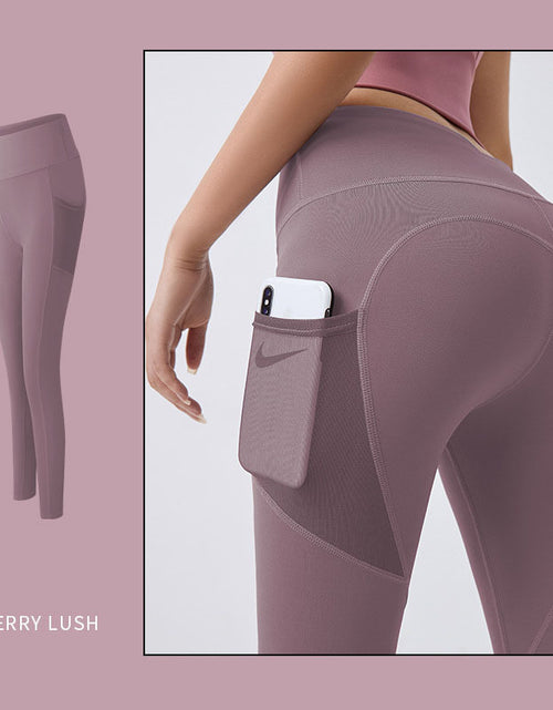 Load image into Gallery viewer, Yoga Pants Women With Pocket Leggings Sport Girl Gym Leggings Women Tummy Control Jogging Tights Female Fitness Pants
