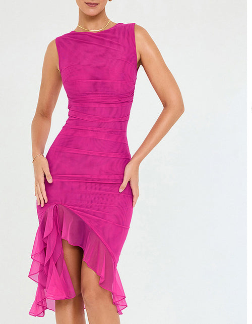 Load image into Gallery viewer, Summer Slim Skinny Sleeveless Dress For Women Fashion Party Club Dresses
