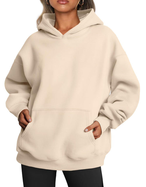 Load image into Gallery viewer, Women&#39;s Oversized Hoodies Fleece Loose Sweatshirts With Pocket Long Sleeve Pullover Hoodies Sweaters Winter Fall Outfits Sports Clothes
