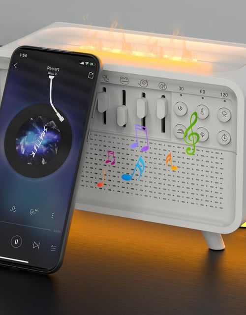 Load image into Gallery viewer, 3 In 1 Bluetooth Speaker White Noise Sleep Night Light Humidifier All-in-one Machine Free Combination Of 8 Group Nature Sound
