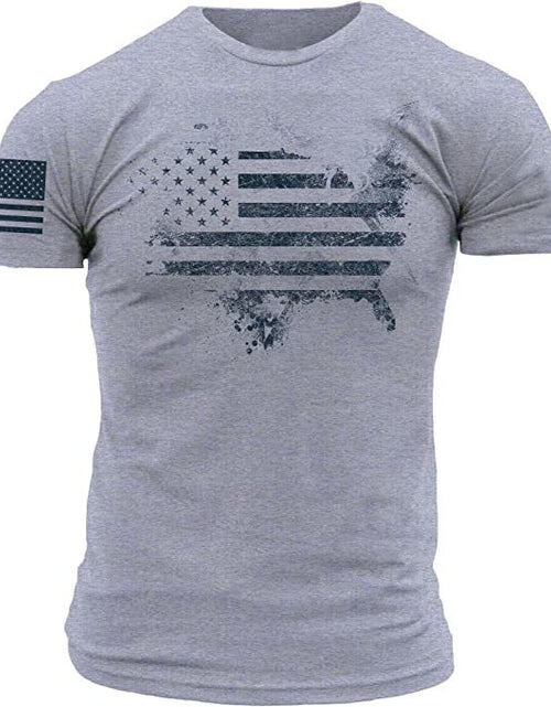 Load image into Gallery viewer, American Acid 1776 Us Flag Men Clothing T-Shirt Funny Whiske
