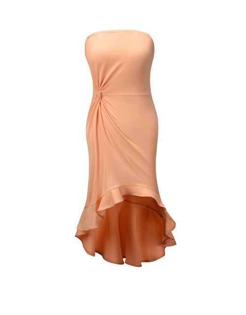 Load image into Gallery viewer, Solid color wrap dress
