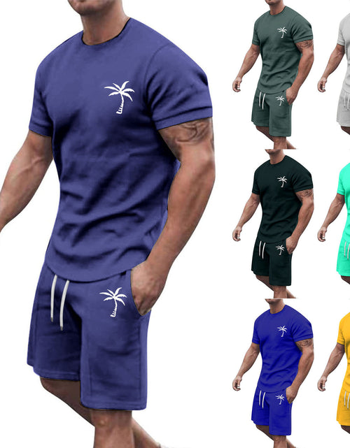 Load image into Gallery viewer, Short-sleeved Shorts Sports And Leisure Suit
