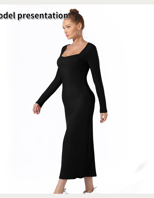 Load image into Gallery viewer, Women&#39;s Fashion Simple Solid Color Dress
