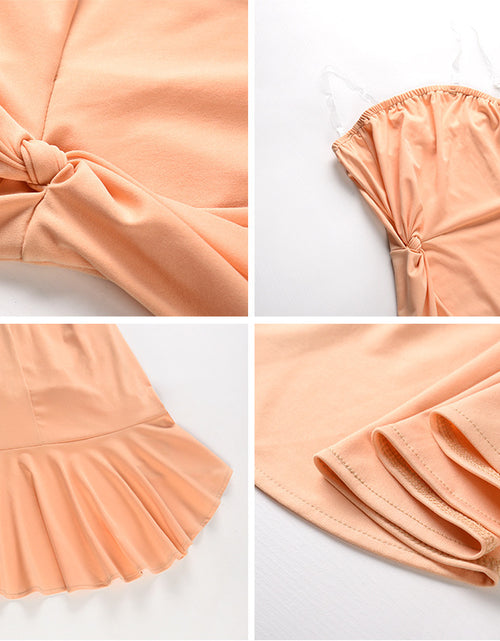 Load image into Gallery viewer, Solid color wrap dress
