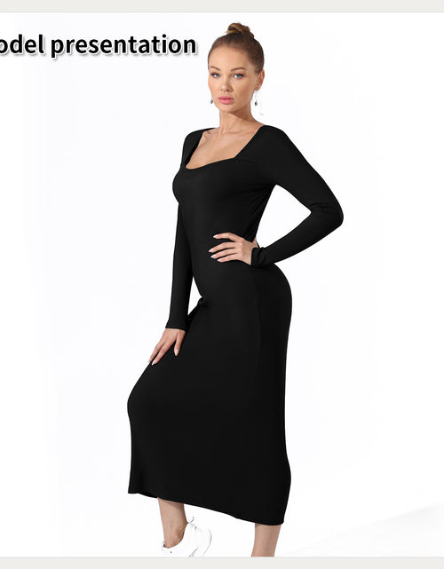 Load image into Gallery viewer, Women&#39;s Fashion Simple Solid Color Dress
