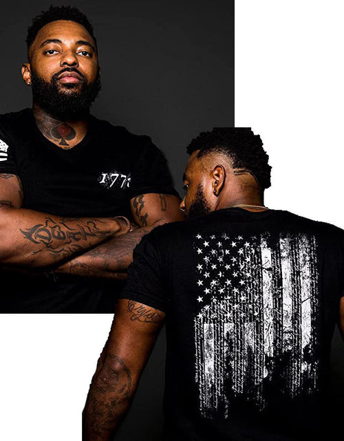 Load image into Gallery viewer, American Acid 1776 Us Flag Men Clothing T-Shirt Funny Whiske
