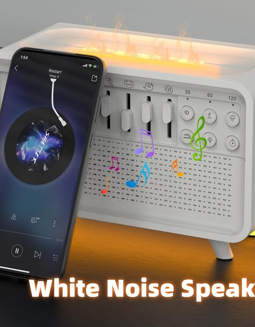 Load image into Gallery viewer, 3 In 1 Bluetooth Speaker White Noise Sleep Night Light Humidifier All-in-one Machine Free Combination Of 8 Group Nature Sound
