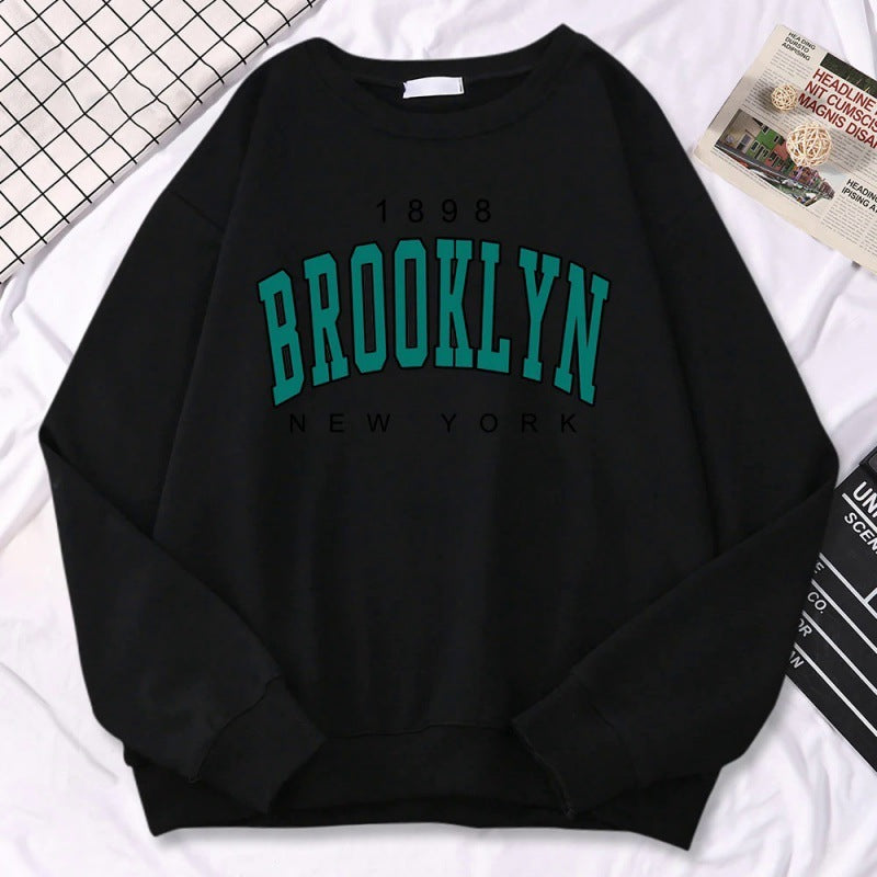 Trendy Casual Womens Sweatshirts 1898 Brooklyn