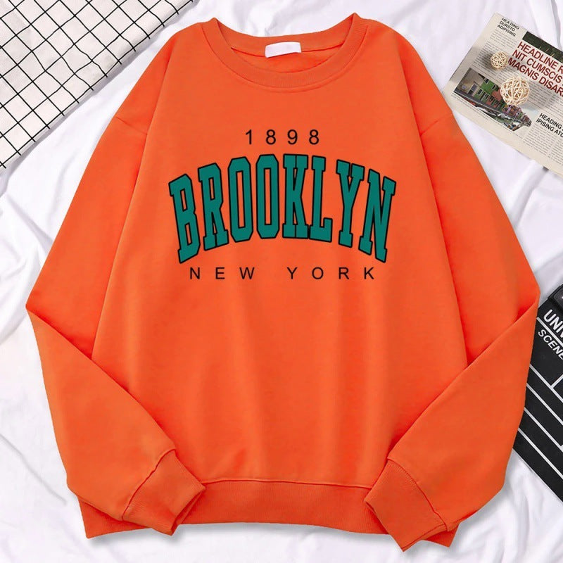Trendy Casual Womens Sweatshirts 1898 Brooklyn