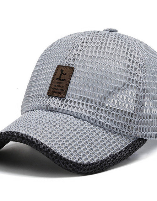 Load image into Gallery viewer, Summer Men&#39;s Outdoor Sunshade Sports Quick-drying Breathable Baseball Cap
