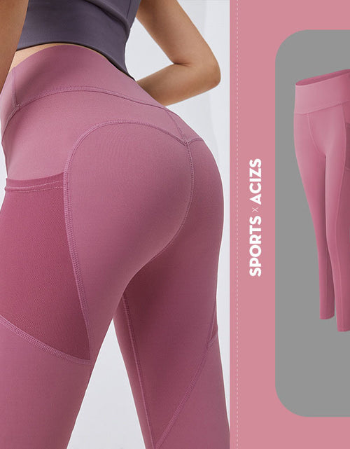 Load image into Gallery viewer, Yoga Pants Women With Pocket Leggings Sport Girl Gym Leggings Women Tummy Control Jogging Tights Female Fitness Pants
