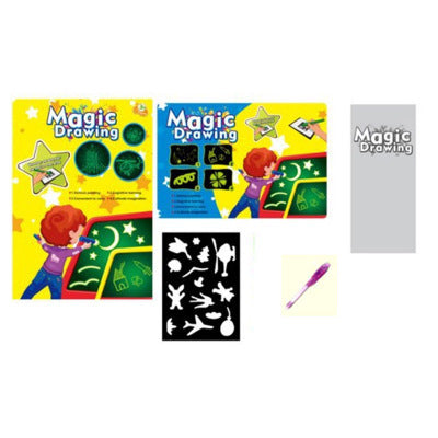 Load image into Gallery viewer, Educational Toy Drawing Pad 3D Magic 8 Light Effects Puzzle Board Sketchpad
