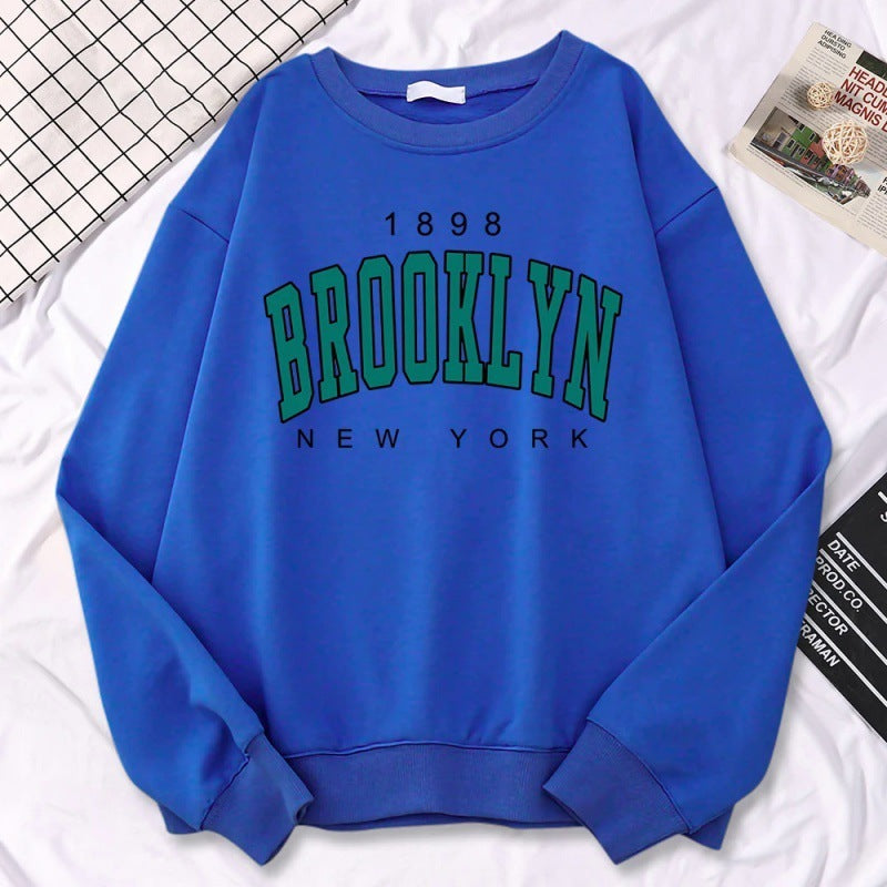 Trendy Casual Womens Sweatshirts 1898 Brooklyn