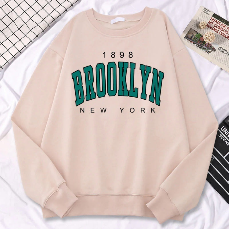 Trendy Casual Womens Sweatshirts 1898 Brooklyn
