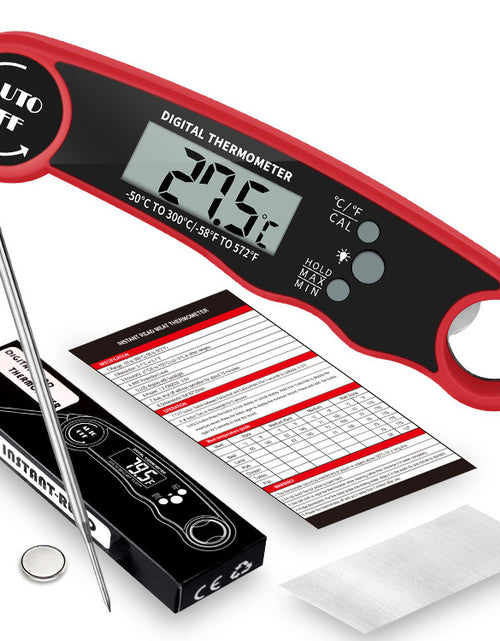 Load image into Gallery viewer, Folding Kitchen Food Thermometer Electronic Food Grill Thermometer
