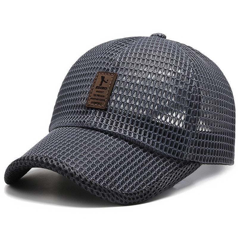 Summer Men's Outdoor Sunshade Sports Quick-drying Breathable Baseball Cap