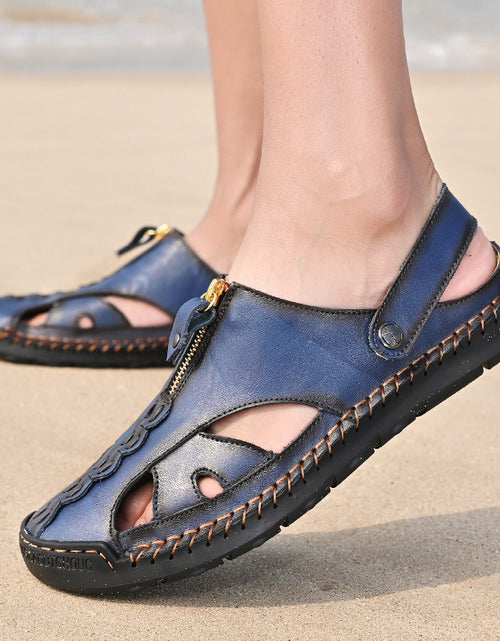 Load image into Gallery viewer, Men&#39;s Sandals Plus Size Outdoor Beach Handcraft
