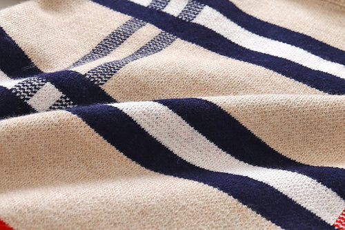 Load image into Gallery viewer, Boys plaid jacquard sweater
