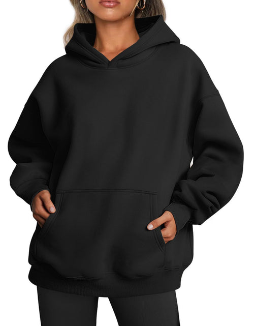 Load image into Gallery viewer, Women&#39;s Oversized Hoodies Fleece Loose Sweatshirts With Pocket Long Sleeve Pullover Hoodies Sweaters Winter Fall Outfits Sports Clothes
