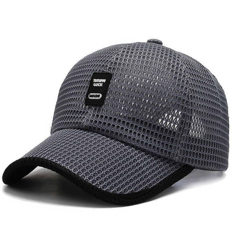 Summer Men's Outdoor Sunshade Sports Quick-drying Breathable Baseball Cap
