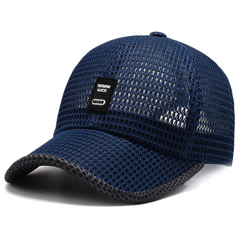 Summer Men's Outdoor Sunshade Sports Quick-drying Breathable Baseball Cap