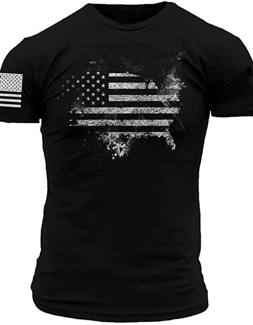 Load image into Gallery viewer, American Acid 1776 Us Flag Men Clothing T-Shirt Funny Whiske
