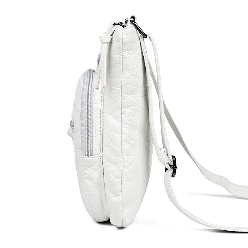 Mini Washable Leather Crossbody Bag for Smartphones