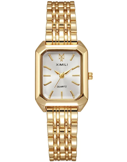 Load image into Gallery viewer, Women&#39;s Square Steel Strap Watch
