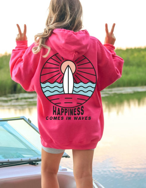 Load image into Gallery viewer, Women&#39;s Fashion Chasing Sunset Print Oversized Hoodie
